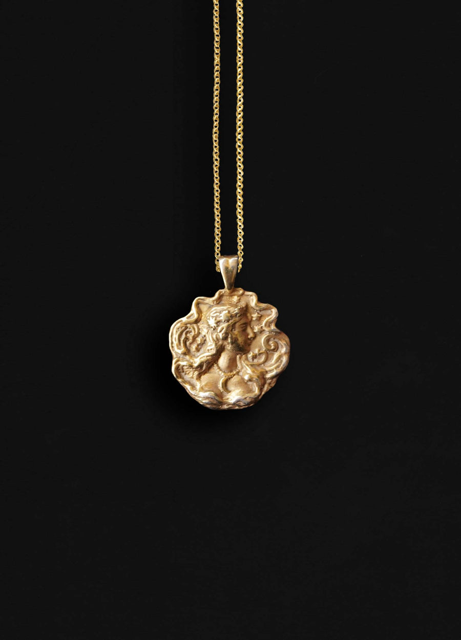 Astrea Goddess 18k Gold Vermeil Necklace
