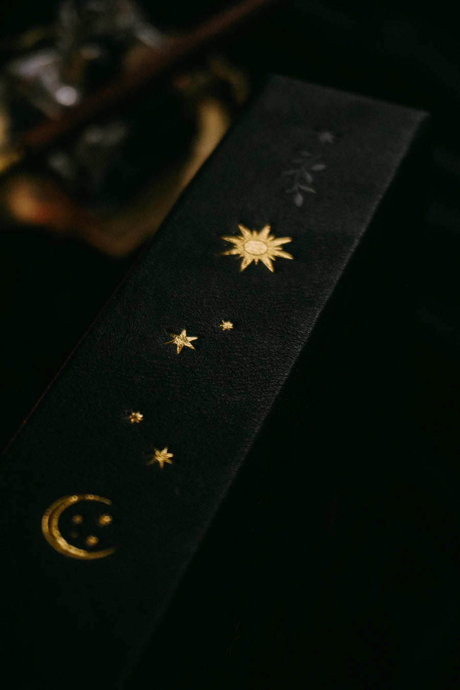 Sun & Moon Blank Book Journal - Heirloom Black