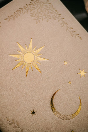 Sun & Moon Blank Journal - Heirloom Cream