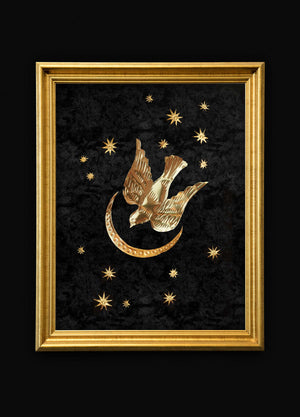 Dove in Moonlight 06 - Brass Legacy Art