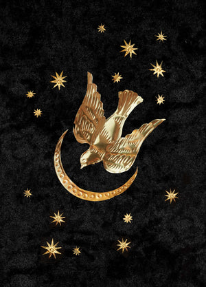 Dove in Moonlight 06 - Brass Legacy Art