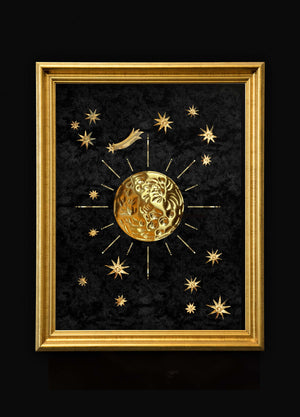 Full Moon Large 04 - Brass Legacy Art