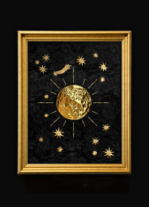 Full Moon Large 04 - Brass Legacy Art