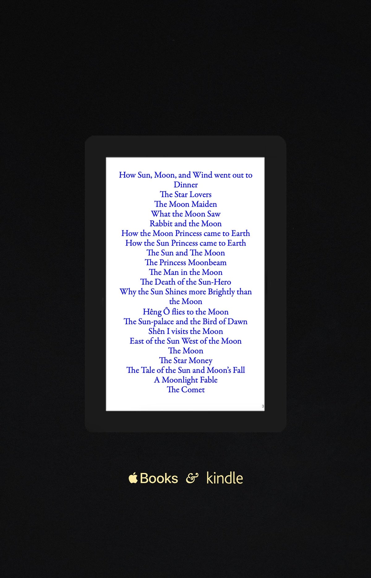 Moon, Sun and Stars: Tales and Legends EBook