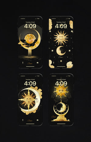 Moon and Sun Cocorrina Wallpapers
