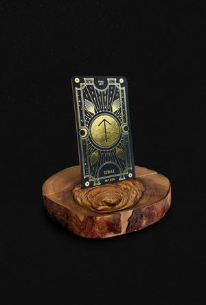 Olive Wood Tarot Card Stand