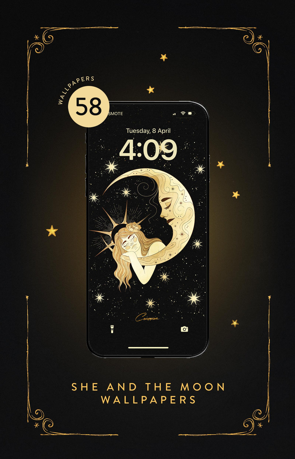 She and the Moon Cocorrina Wallpapers