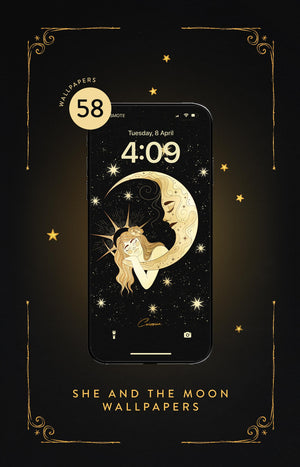 She and the Moon Cocorrina Wallpapers