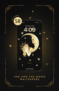 She and the Moon Cocorrina Wallpapers
