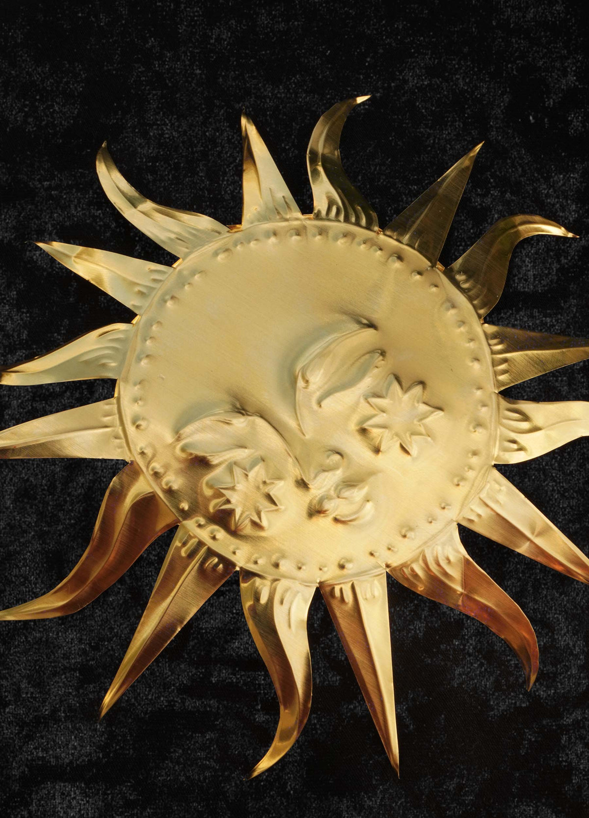 Sun and Moon 01 - Large Brass Legacy Art