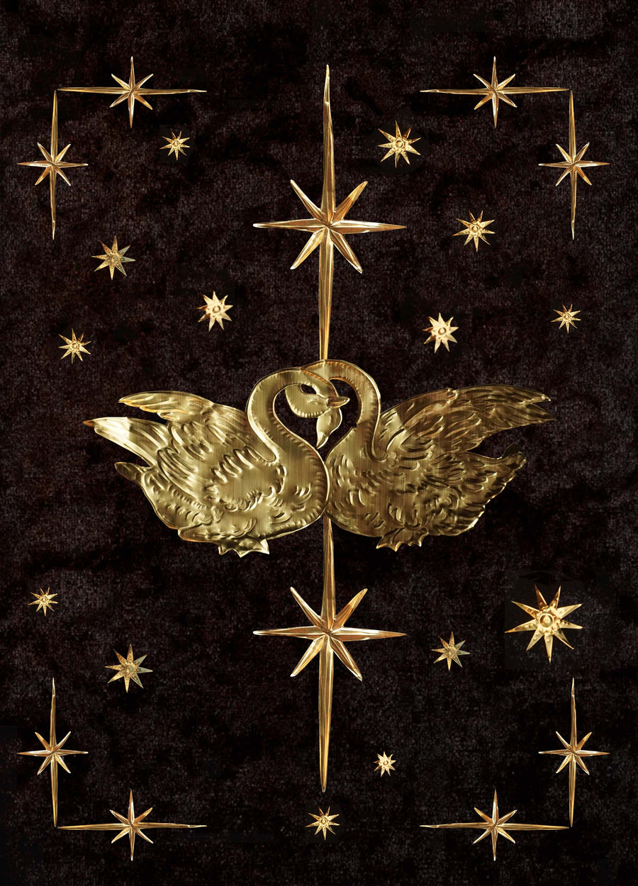 Swans - Large Brass Legacy
