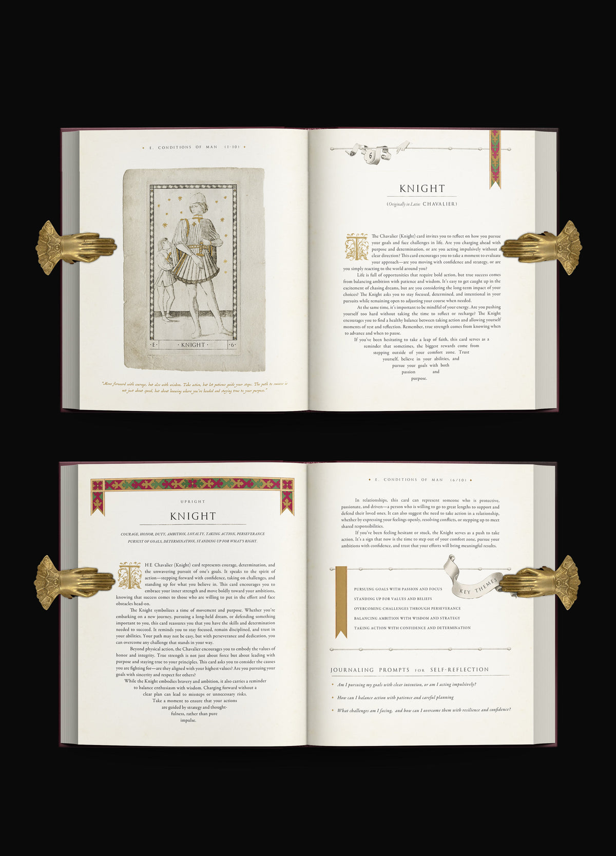 Renais Tarot: The Illuminated Codex Hardcover Book