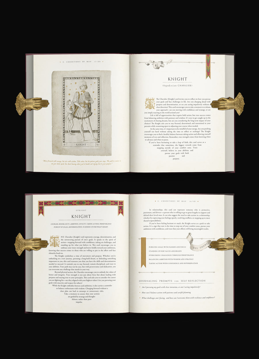 Renais Tarot: The Illuminated Codex Hardcover Book