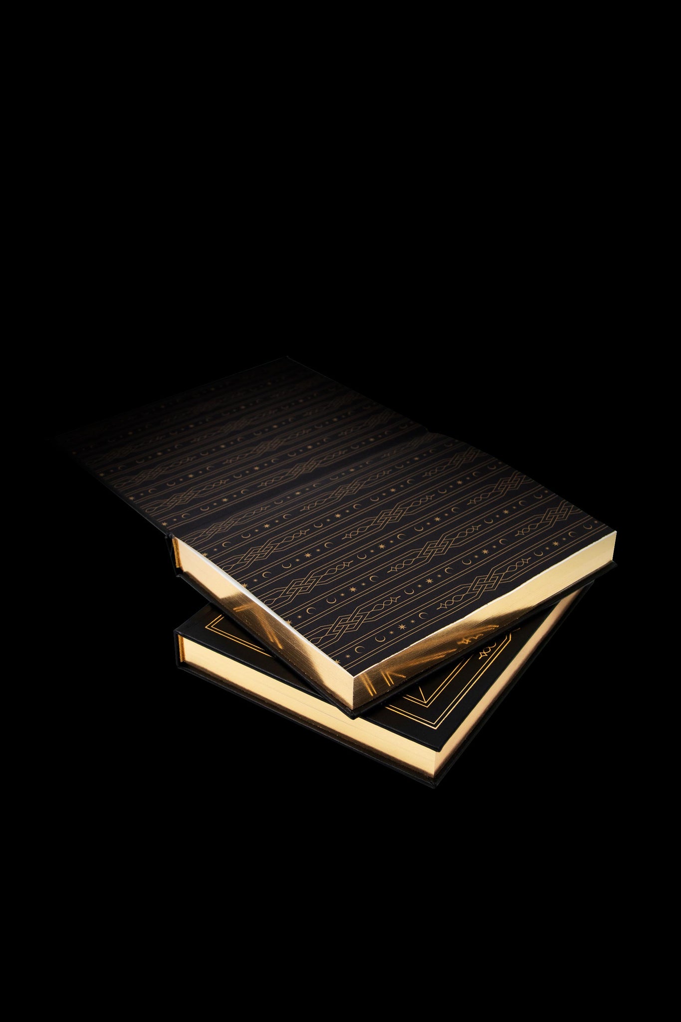 Grimoire Noble Edition, leather book with and gold foil for witches and magic, by Cocorrina & Co