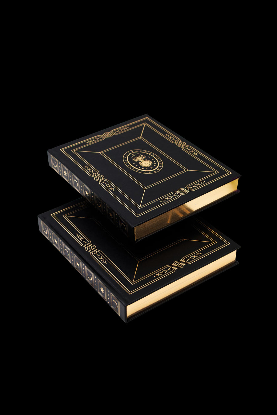 Grimoire Noble Edition, leather book with and gold foil for witches and magic, by Cocorrina & Co