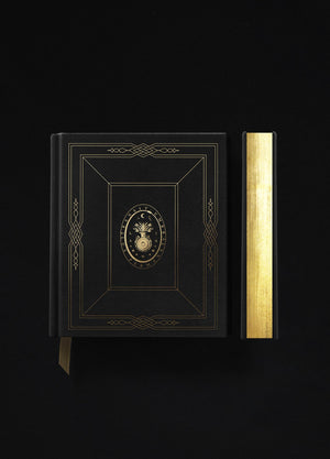 Grimoire Noble Edition, leather book with and gold foil for witches and magic, by Cocorrina & Co