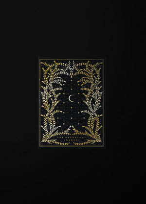 The Herbology Journal in black and gold foil. A Botanical grimoire for witches by Cocorrina & Co Shop