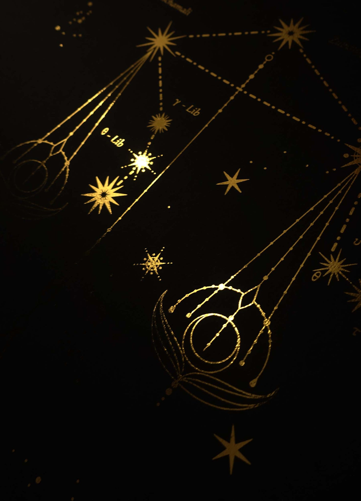 Libra Figure Constellation Art Print