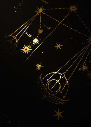 Libra Figure Constellation Art Print