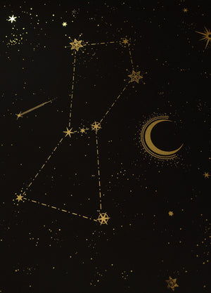 Orion Constellation gold foil print by Cocorrina & co studio