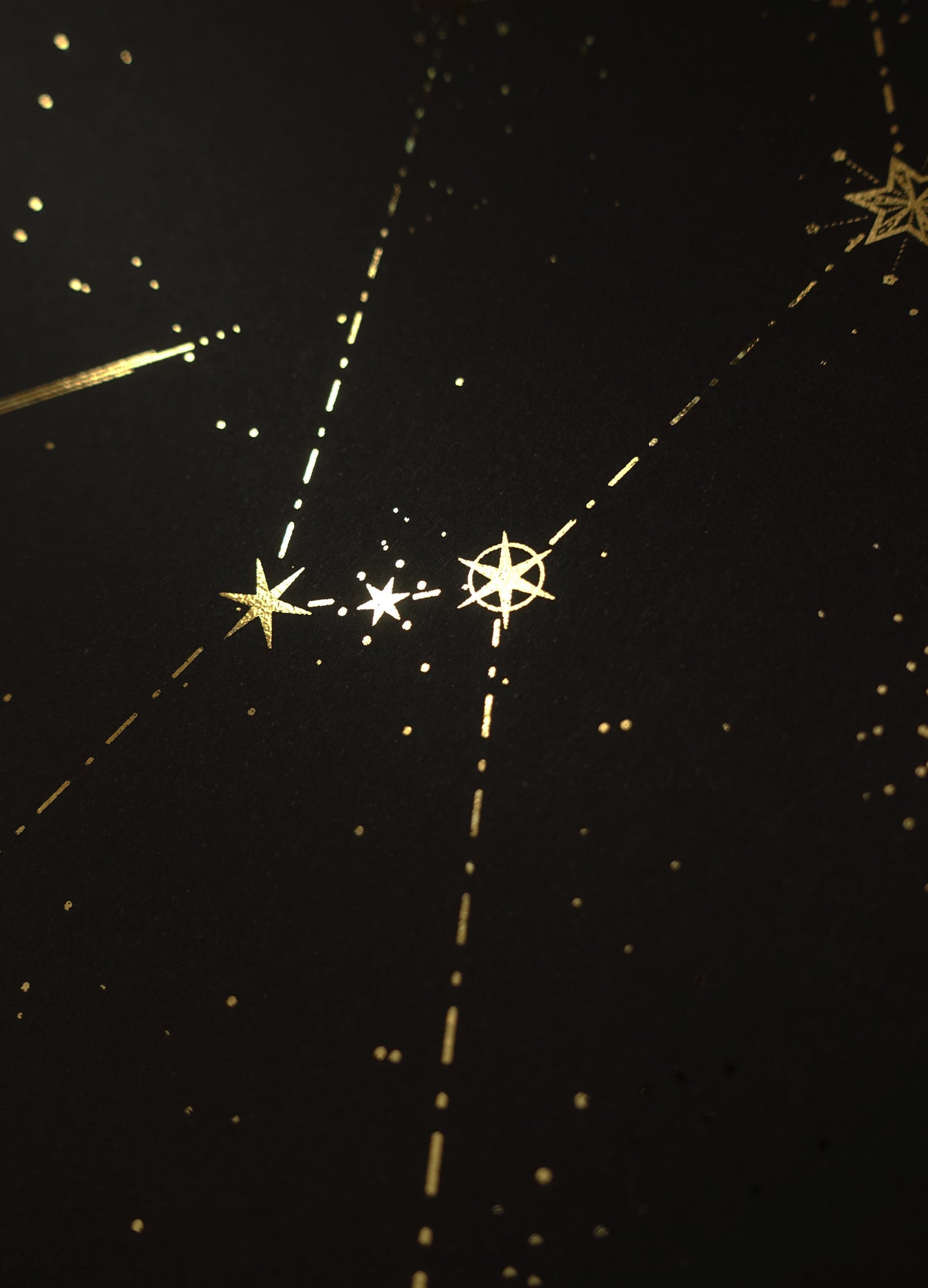 Orion Constellation gold foil print by Cocorrina & co studio