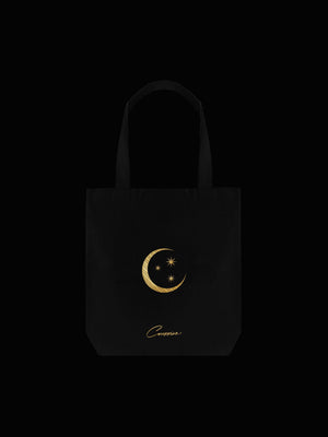 Signature Gold Moon Tote Bag
