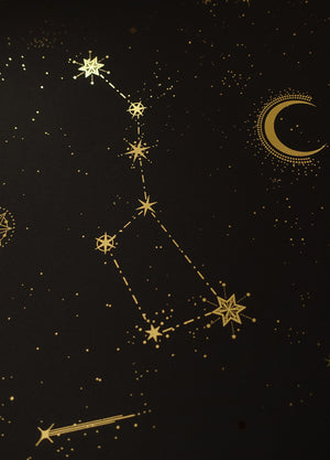 Ursa Major constellation gold foil print by Cocorrina & Co studio