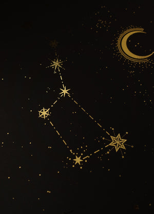 Ursa Major constellation gold foil print by Cocorrina & Co studio