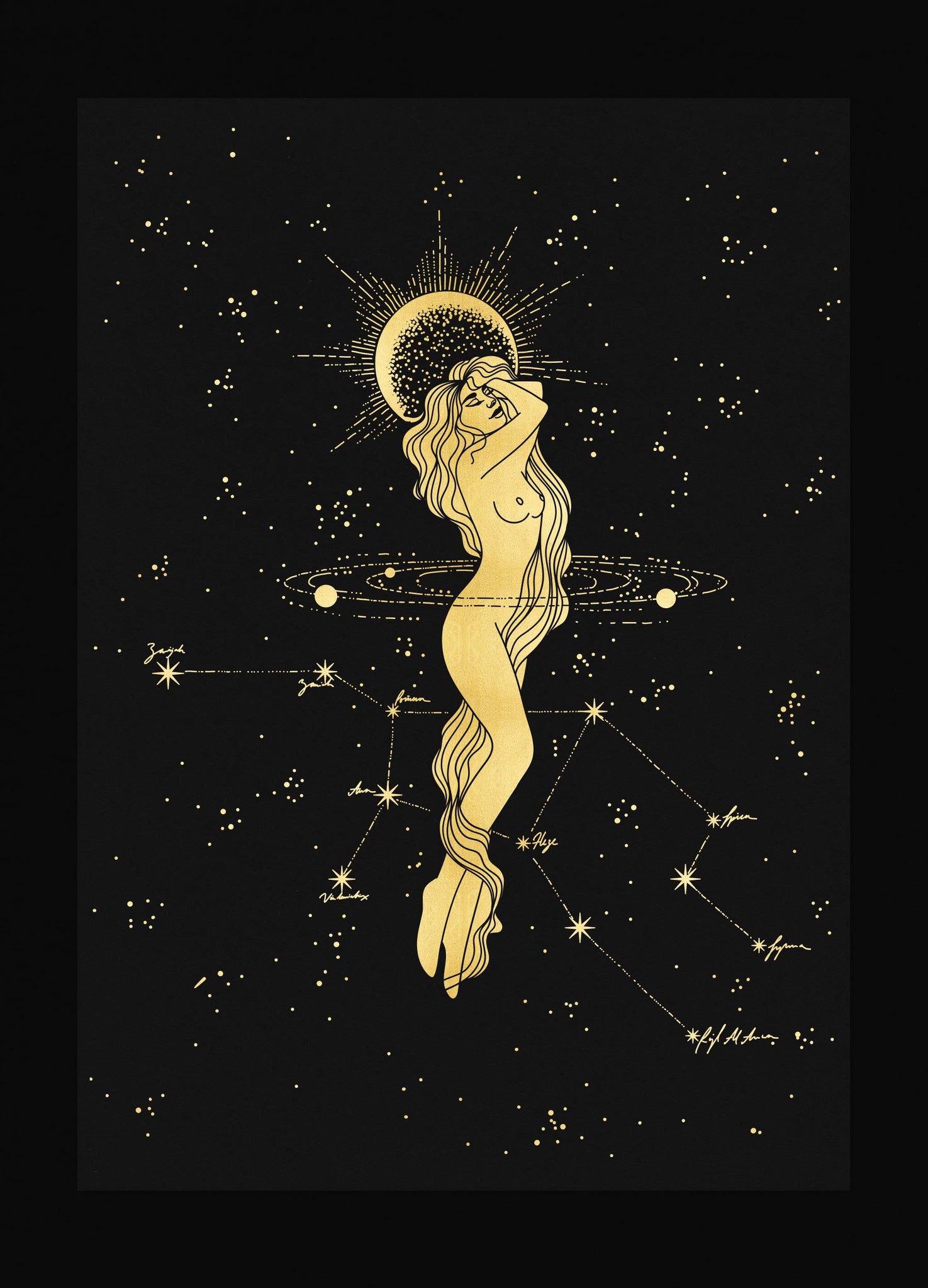 Virgo Zodiac Sign  Virgo  Posters and Art Prints  TeePublic